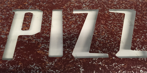 餐飲店精工字;日合精工字制作