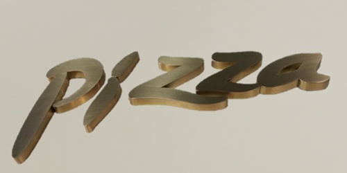 雷朋精工字;連鎖店精工字;日合精工字制作