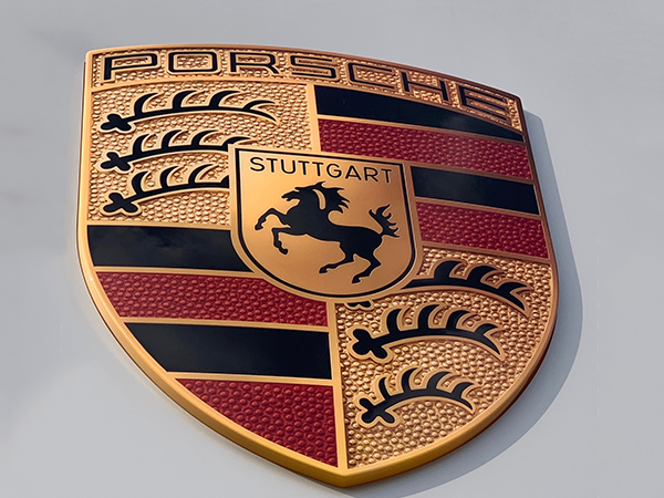 保時捷logo;汽車4S店logo;日合門頭logo制作