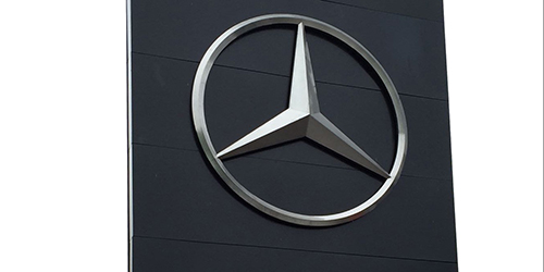 奔馳logo;車標logo；日合門頭logo制作